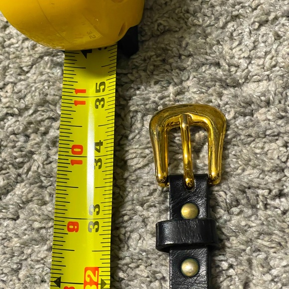 Twiggy Firenze Made In Italy Gold & Silver Leather Medusa Belt Approx 34.75” - Picture 11 of 11